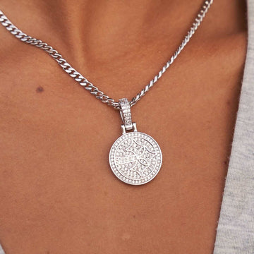 Pittsburgh Steelers Official NFL Micro Logo Pendant - White Gold