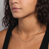 10k Solid Gold Figaro Link Necklace (2mm)