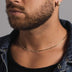 10k Solid Gold Figaro Link Necklace (3mm) - The GLD Shop