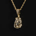 10k Solid Gold Micro Jesus Pendant - The GLD Shop