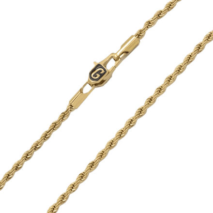 Micro Diamond Cross in Yellow Gold