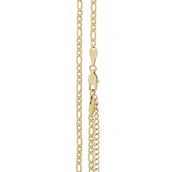12+2" 3mm Figaro Necklace