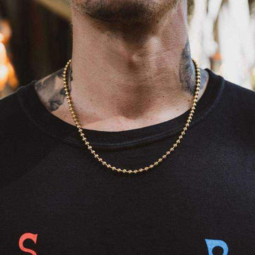 14k Solid Gold Ball Chain - The GLD Shop