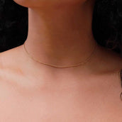 Solid Gold Cable Chain (1.5mm)