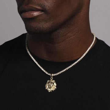 14k Solid Gold Lion Micro - The GLD Shop