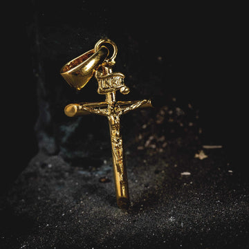 18k Vermeil Crucifix