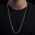 18k Vermeil Franco Chain - 3mm - The GLD Shop