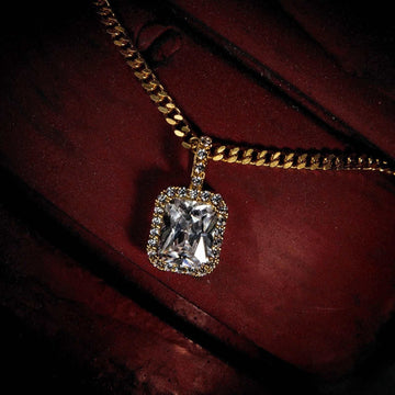 18k Vermeil Diamond Stone