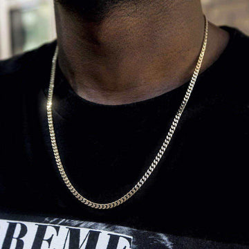 18k Vermeil Micro Cuban