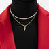 18k Vermeil Micro Lightning Bolt - The GLD Shop