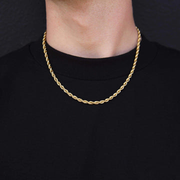 18k Vermeil Rope Chain (4mm)