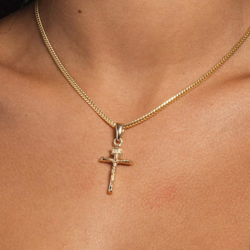 Solid Gold Crucifix