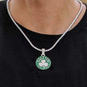 Boston Celtics Official NBA Logo Pendant