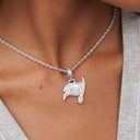 Tampa Bay Buccaneers Official NFL Micro Logo Pendant - White Gold