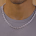 Micro Valentina Chain in White Gold - 7mm