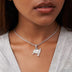 Tampa Bay Buccaneers Official NFL Micro Logo Pendant - White Gold