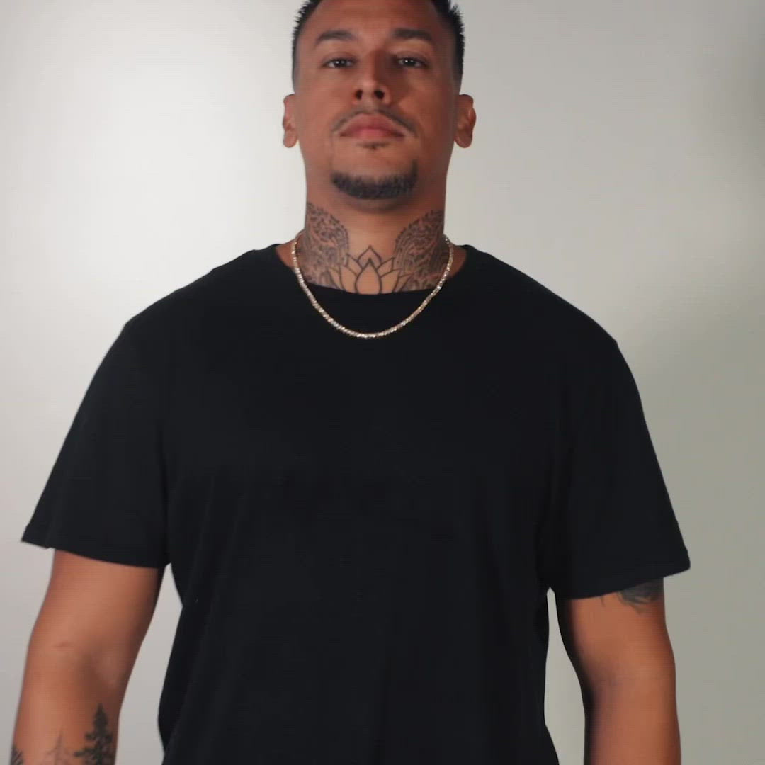 3mm Round Cut Tennis Necklace In Yellow Gold