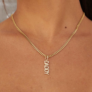 "Daddy" Pendant - Yellow Gold