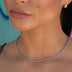 Rope Necklace in Sterling Silver - 2mm