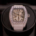 Reloj Esqueleto Perennial Era® de 40MM - Completamente Cubierto de Diamantes