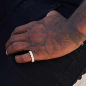 4mm Single Layer Diamond Band Ring