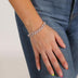 Two-Toned Iced Cuban Bracelet - 8.5mm