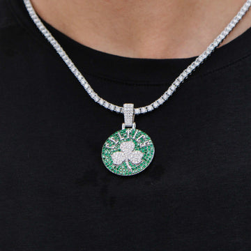 Colgante oficial del logotipo de los Boston Celtics de la NBA