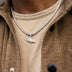 Denver Broncos Official NFL Micro Logo Pendant - White Gold