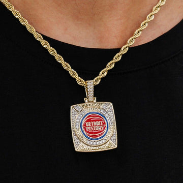 Detroit Pistons Official NBA Championship Pendant