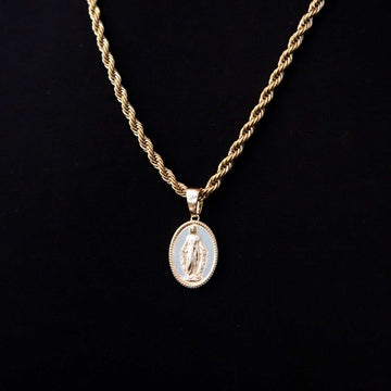 Micro Lady of Guadalupe Pendant