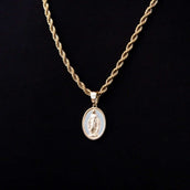 Micro Lady of Guadalupe Pendant