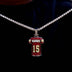 Colgante de la camiseta de Patrick Mahomes de los Kansas City Chiefs