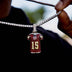 Colgante de la camiseta de Patrick Mahomes de los Kansas City Chiefs