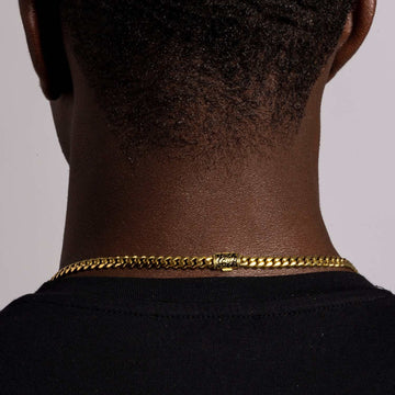 Cadena Cubana Solid Gold GLD Signature Miami (6 mm)