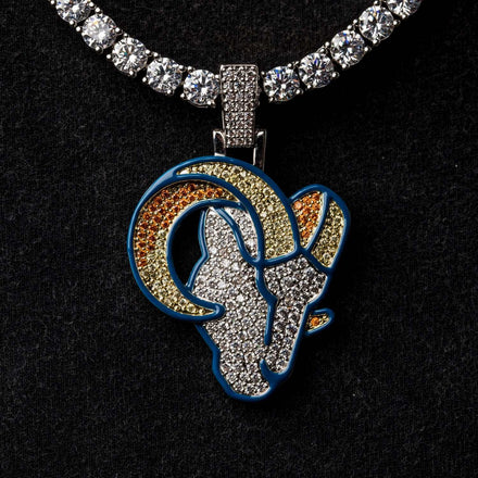 24 or 20 LA Rams Football iced Chain Necklace all pics sold  20\