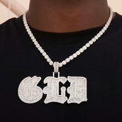 Custom Name Plate Baguette Gothic Font