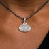 San Francisco 49ers Official NFL Micro Logo Pendant - White Gold
