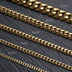 Solid Gold Miami Cuban Link Necklace in Yellow Gold - 8mm