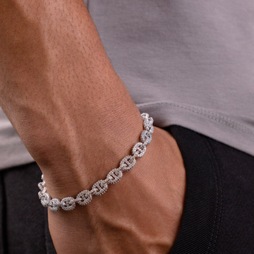 Pulsera Micro Valentina en Oro Blanco
