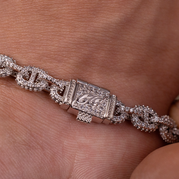 Pulsera Micro Valentina en Oro Blanco