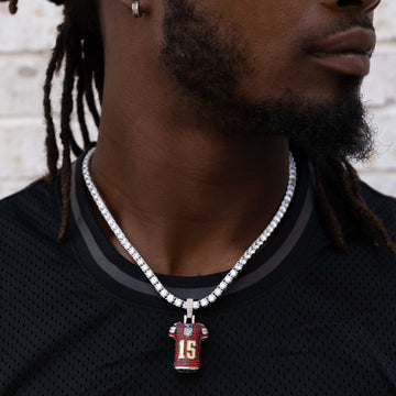 Colgante de la camiseta de Patrick Mahomes de los Kansas City Chiefs