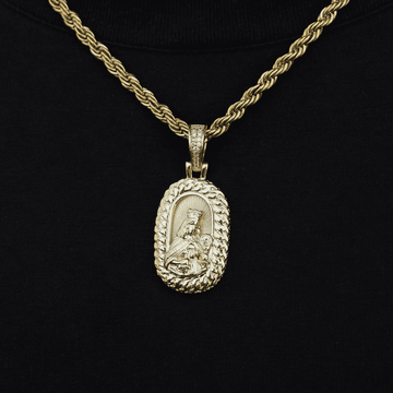 Icon Crowned Mary Pendant