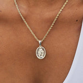 Micro Lady of Guadalupe Pendant