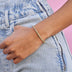 14k Solid Gold Rope Bracelet (4mm)