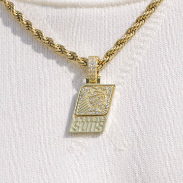 Phoenix Suns Official NBA Micro Logo Pendant