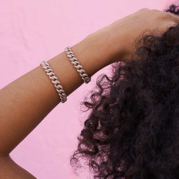 Two-Toned Iced Cuban Bracelet Bundle - 8.5mm