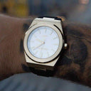 42MM Alpha Era® Gold w/ Rubber Strap