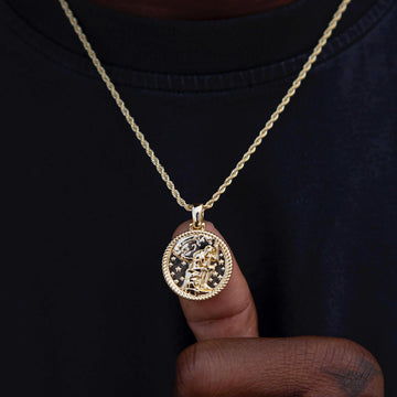 Atlas Thinker Coin Pendant - The GLD Shop