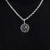 Colgante de Moneda Brújula Negra