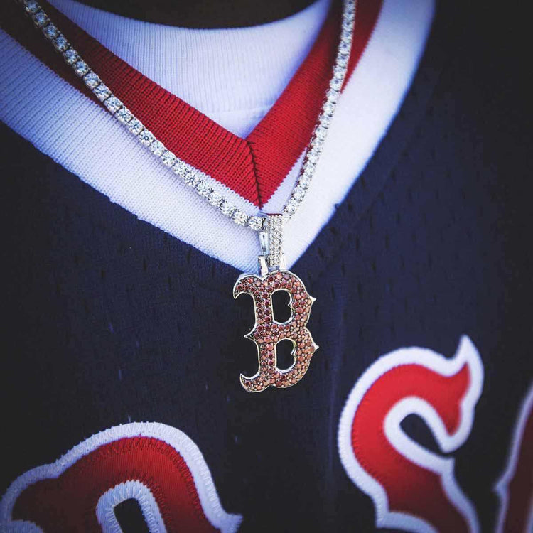 Amazon.com: Final Touch Gifts Boston Red Sox Round Crystal Charm Compatible  with Pandora Style Bracelets. Can Also be Worn as a Necklace (Included.) :  Sports & Outdoors